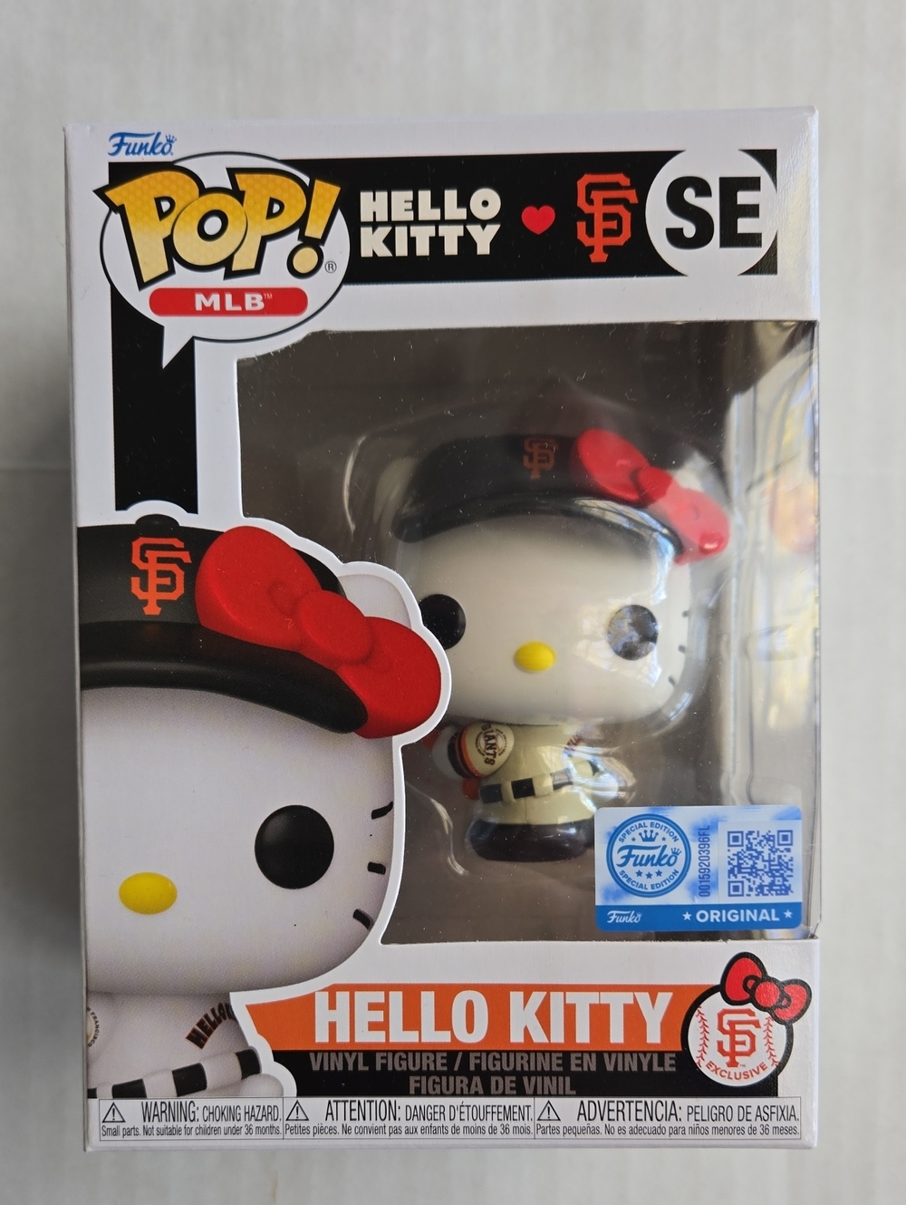Hello Kitty x San Francisco Giants MLB Special Edition Funko Pop Collectible NIB